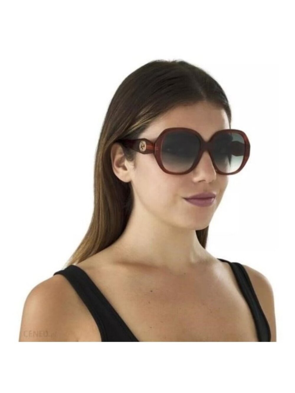 Gucci GG0796S-003 nOversized Octagonal Sunglasses New
